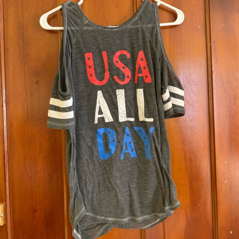 Women’s off the shoulder shirt